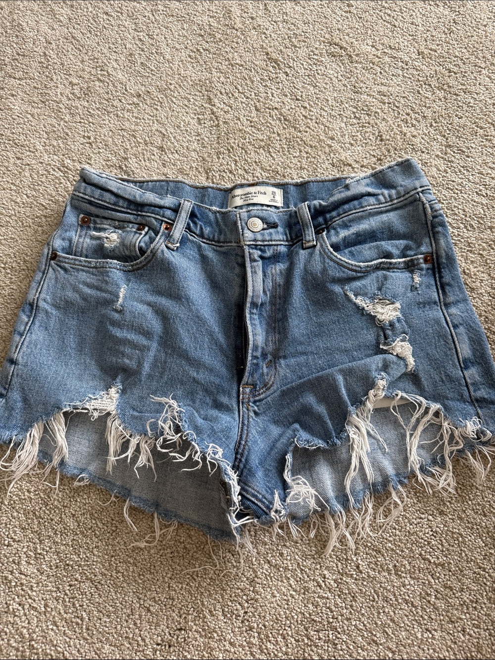 Distressed Abercrombie Shorts